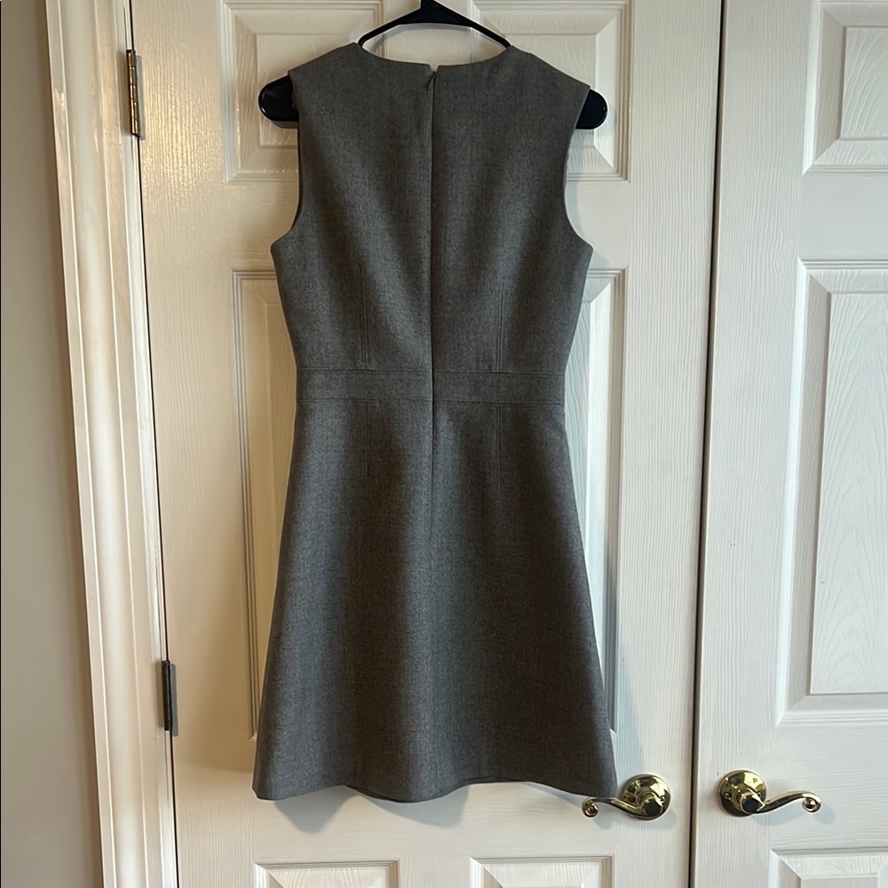 NWT JCrew Gray Sleeveless Dress - Picture 2 of 3